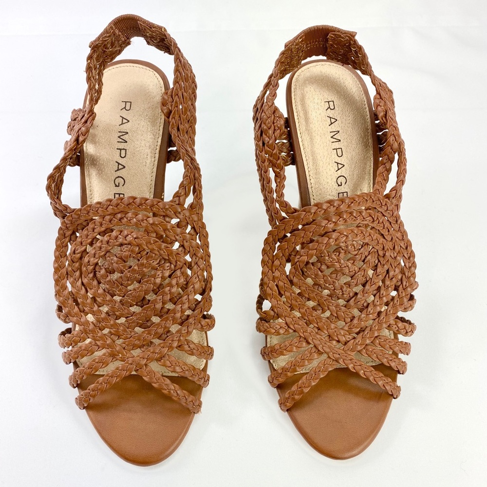 Rampage Woven Heels- Size 9
